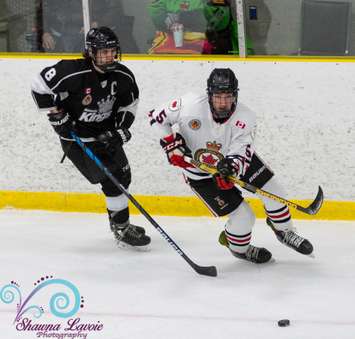 The Sarnia Legionnaires hosting the Komoka Kings.  2 December 2021.  Shawna Lavoie Photography.