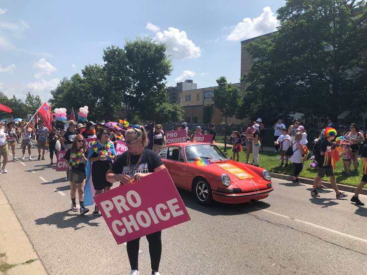 London Pride Pro Choice (Photo courtesy of Scott Kitching, Blackburn Media)