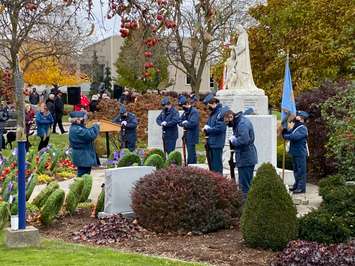 Remembrance Day in Listowel in November of 2021. (Photo by Ryan Drury)