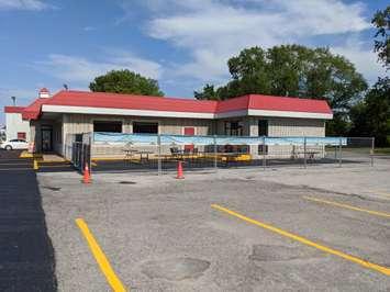 John's Restaurant patio set to open Friday June 19. 2020 (BlackburnNews.com photo by Josh Boyce)