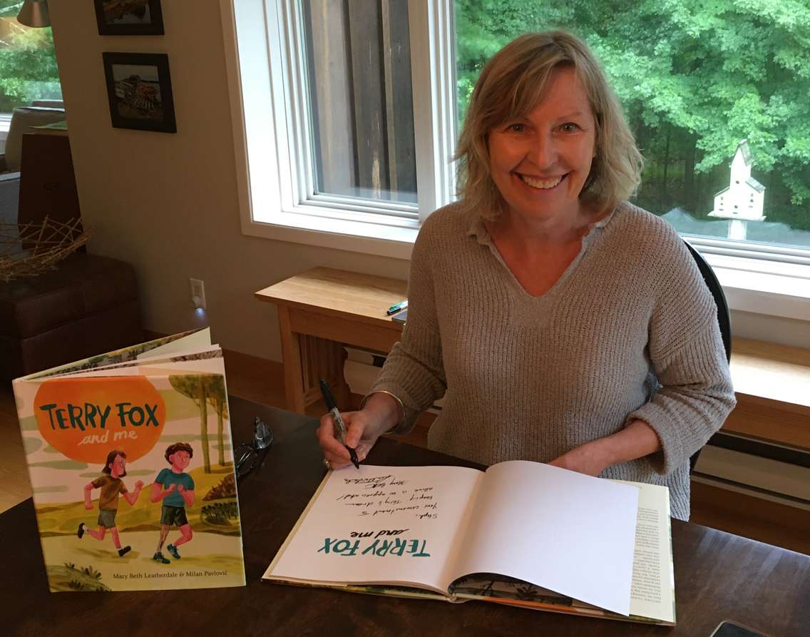 Mary Beth Leatherdale, author of "Terry Fox and Me". (Photo submitted by Mary Beth Leatherdale)