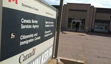 BlackburnNews.com file photo of the CBSA office on Walker Rd. (Photo by Jason Viau)