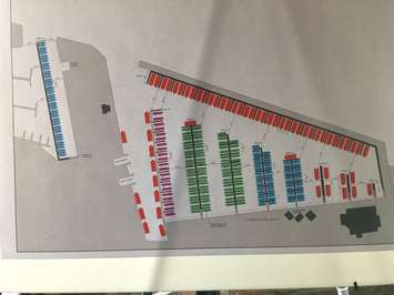 Lakeview Park Marina has been closed this season due to dangerously high water levels submerging the current wooden docks and hydro boxes. July 8, 2019. (Photo by Paul Pedro)