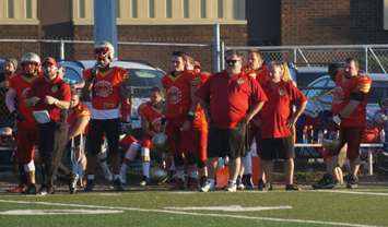 Sarnia Imperials Head Coach Jake Cherski. August 6, 2016. Photo by Jake Jeffrey (www.blackburnnews.com)