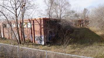 Former Holmes Foundry site Nov. 29, 2016 (BlackburnNews.com photo by Melanie Irwin)