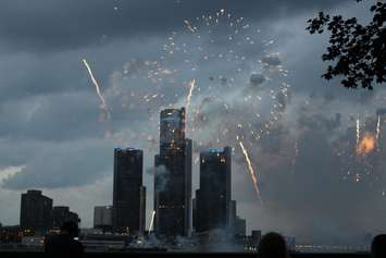 Thousands attend the 2015 Detroit Ford Fireworks Display along Windsor's waterfront on June 22, 2015. (Photo by Ricardo Veneza)