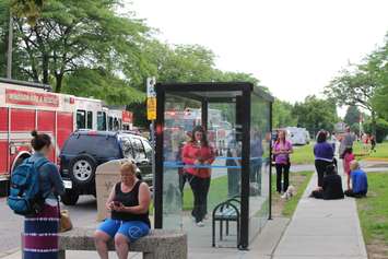 A fire in an apartment at 2930 Wildwood Dr. in Windsor is under investigation.  (Photo by Adelle Loiselle)