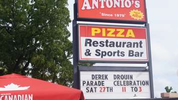 A Celebration In Corunna For Local High Jump Gold Medalist Derek Drouin (Blackburnnews.com Photo By Josh Boyce)
