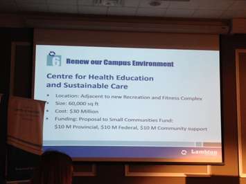 Lambton College strategic plan updated. January 28, 2015 (BlackburnNews.com photo by Melanie Irwin)