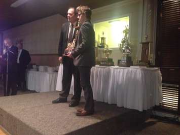 Stratford Culliton Trevor Sauder wins his fourth top defensive forward award