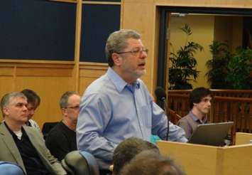 Consultant Eric McSweeney addresses Grey County council
Photo by Kirk Scott