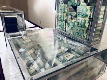 The OPP has seized 55 kilos of cocaine and $800,000 in cash at the Windsor border. Apr 3, 2019. (Photo courtesy of OPP)