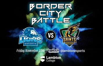 Poster for the The Border City Battle. (Photo from the Lambton Esports twitter page)