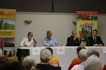 An all-candidates debate is held for the Chatham-Kent-Leamington riding on September 24, 2015. (Photo by Ricardo Veneza)