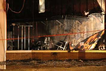 Firefighters respond to a fire at 1122 Wyandotte St. E in Windsor on December 16, 2014. (Photo by Ricardo Veneza)