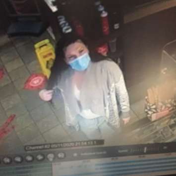Suspect in poppy box theft in Durham. (Courtesy of West Grey Police via Facebook)