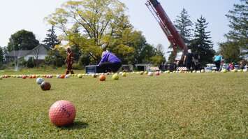 The Big Drop at Greystone Golf Course in Sarnia, put on by Big Brothers Big Sisters. 24 September 2020. (BlackburnNews.com photo by Colin Gowdy)