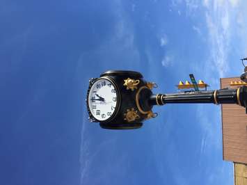 A Kingsville BIA project saw a new clock installed downtown on September 9, 2016. (Photo courtesy Kingsville BIA)