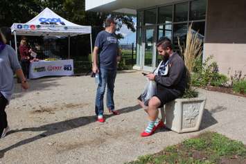 Walk a Mile in Her Shoes event in Chatham on October 8, 2019 (Photo by Allanah Wills)