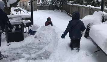 Sarnia-Lambton digs out after early November snow storm. November 12, 2019 Photo by Melanie Irwin
