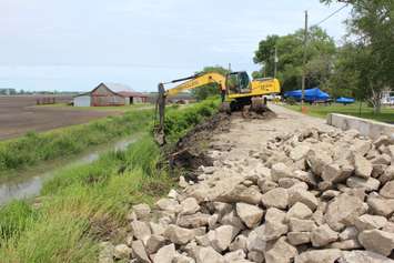 Erie Shore Drive closure on June 17, 2019 (Photo by Allanah Wills)