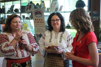 The Romanian Village previews its offerings at the Windsor International Aquatic and Training Centre, June 4, 2019. Photo by Mark Brown/Blackburn News.