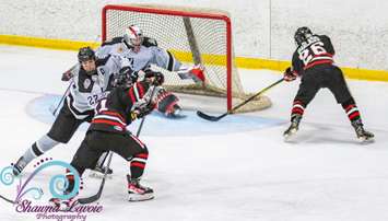 The Sarnia Legionnaires hosting the LaSalle Vipers.  3 March 2022.  Shawna Lavoie Photography.