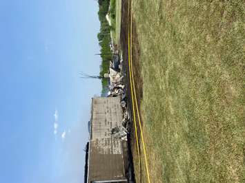 Barn fire at Brennan Poultry. May 30, 2022 Photo courtesy of Chief Don Ewing.