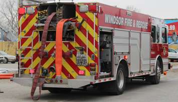 Windsor Fire and Rescue truck (Photo by Maureen Revait) 