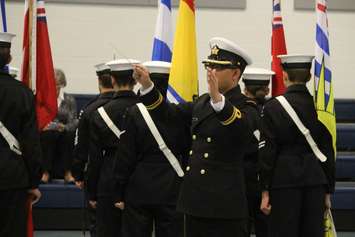 The Royal Canadian Sea Cadet Corps Agamemnon Windsor, Ontario branch seen at the HMCS Hunter building on October 28, 2015. (Photo by Ricardo Veneza)