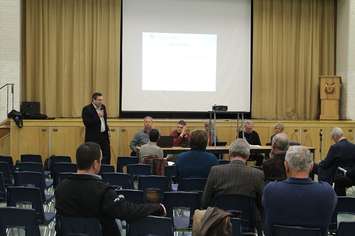 Public meeting at the Blenheim High School regarding the municipal budget. January 25, 2017. (Photo be Natalia Vega)