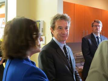 Actor Martin Short  visits Robarts Research Institute at Western University, November 18, 2015. (Photo by Miranda Chant, BlackburnNews)