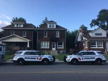Suspicious death in west Windsor. July 24, 2019. (Photo by Paul Pedro)