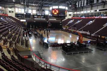 The championship game between the Windsor Express and Halifax Rainmen was cancelled, April 30, 2015. (Photo by Jason Viau)