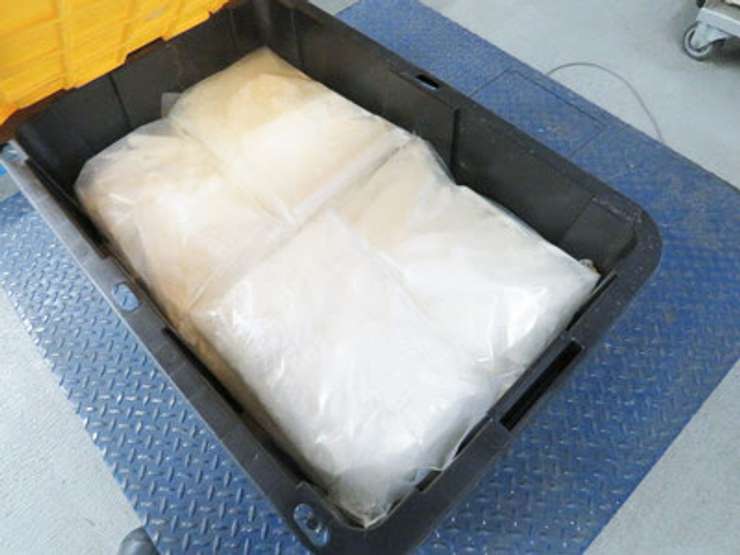A portion of the seizure of suspected illicit drugs is shown at the Ambassador Bridge, March 4, 2023. Photo courtesy Canada Border Services Agency.