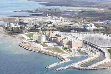 (Aerial photo of the Bruce Power Plant)
