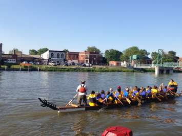 Sydenham Challenge Dragon Boat Festival 2017. (Photo courtesy of the Chatham-Kent Summer Road Crew)