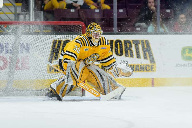 Kitchener Rangers at Sarnia Sting, March 4, 2026. Photo courtesy of Metcalfe Photography. 