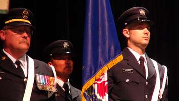 Colour Guard at Chatham-Kent Council's Inaugural Meeting (Photo taken by Jake Kislinsky)