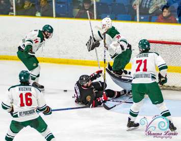 Sarnia Legionnaires vs St Mary Lincolns from Sarnia Arena. 23 January 2020. (Photo by Shawna Lavoie Photography)