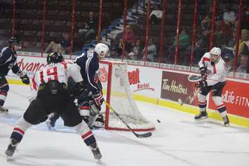 The Windsor Spitfires annual Blue and White game played at the WFCU Centre on August 31, 2016. (Photo by Ricardo Veneza)