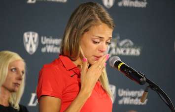 University of Windsor celebrates local Olympians with celebratory send-off, July 26, 2016. (photo by Maureen Revait) 