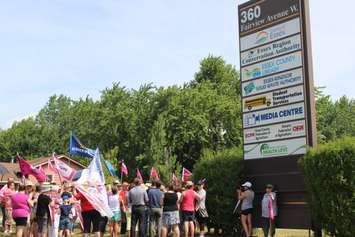  rally at the Civic Centre in Essex in support of striking library workers on July 7, 2016. (Photo by Ricardo Veneza)