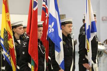 The Royal Canadian Sea Cadet Corps Agamemnon Windsor, Ontario branch seen at the HMCS Hunter building on October 28, 2015. (Photo by Ricardo Veneza)