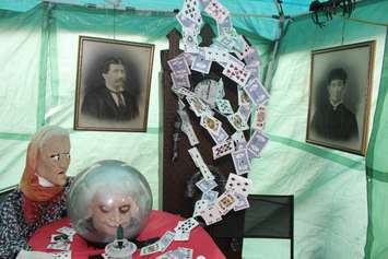 The 6th edition of Reaper's Gate Haunted Backyard Maze is put on at 3150 California Ave. in Windsor in support of Street Help. Photo taken October 21, 2016. (Photo by Ricardo Veneza)