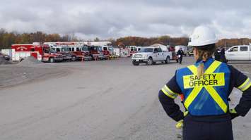 Sarnia Area Disaster Simulation at Enbridge. November 3, 2016 BlackburnNews.com photo by Melanie Irwin
