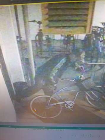 Police look to identify the men in these photos. June 23, 2021. (Photo courtesy of Sarnia Police.)