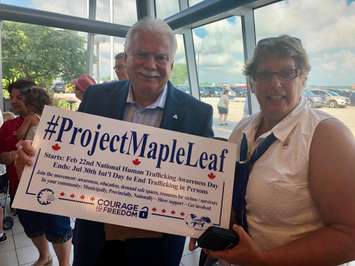 #ProjectONRoute presentation at the Tilbury ONRoute on Tuesday, July 30, 2019. (Photo by Allanah Wills)