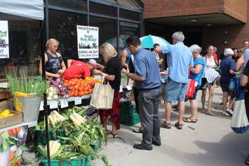 Farmers Market at the Civic Centre in Chatham on July 22, 2019. (Photo by Allanah Wills)