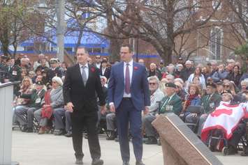 Remembrance Day service at the Windsor Cenotaph, November 11, 2022. 